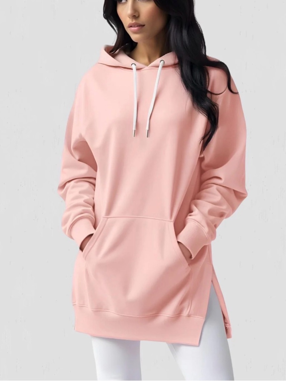 The Warmy Oversized Hoodie Dress Large Pink NWT IN PACKAGE